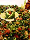 Fried Chicken with Tabbouleh