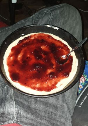 Una foto de Pizza dulce