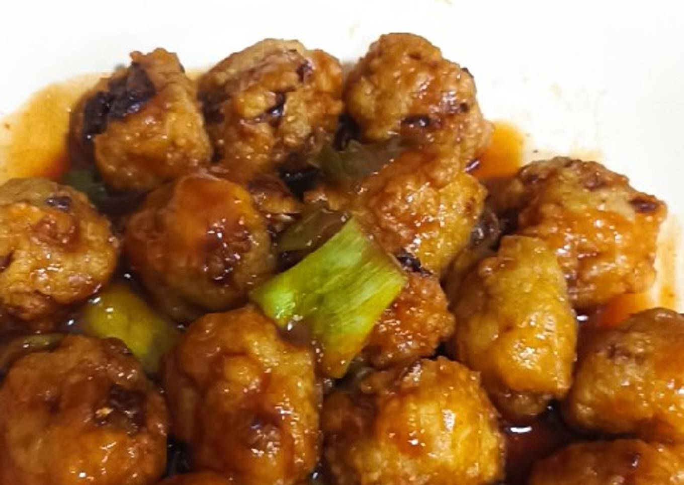 Tahu crispy asam manis