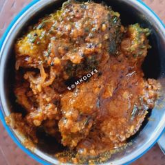 A picture of Stuffed Karela.