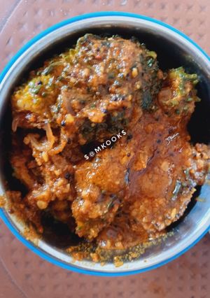A picture of Stuffed Karela.