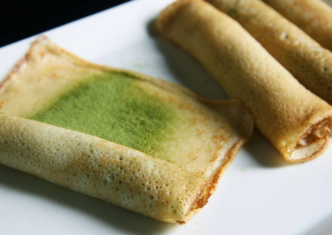 Crêpes Roll con Sweet Matcha