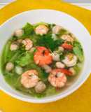 Canh bắp cải sú nấu tôm🦐🦐