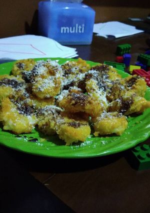 Foto resep Pisang krispy coklat keju simpel dan mudah