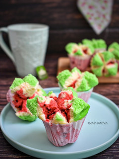 Foto resep Bolu Kukus Semangka All in one
