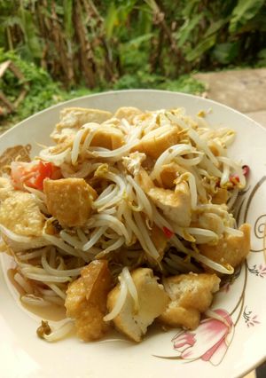 Foto resep Tumis touge tahu coklat