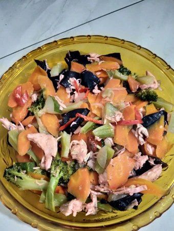 Langkah Gampang Membuat Resep Ayam kukus sayur asam manis yang Uenak Anti Ribet, Uenak Banget