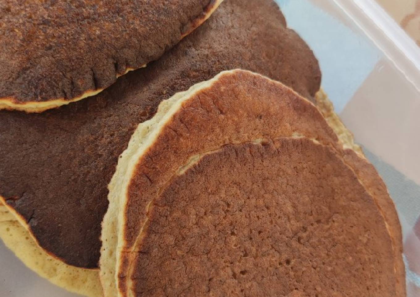Tortitas de avena y plátano