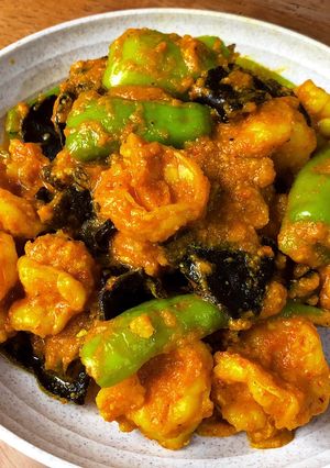 Foto resep Udang tiger bumbu kuning