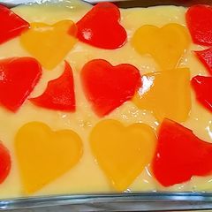 A picture of Jelly Mango Custard.
