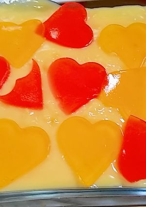 A picture of Jelly Mango Custard.