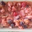 Ensalada navideña multicolor