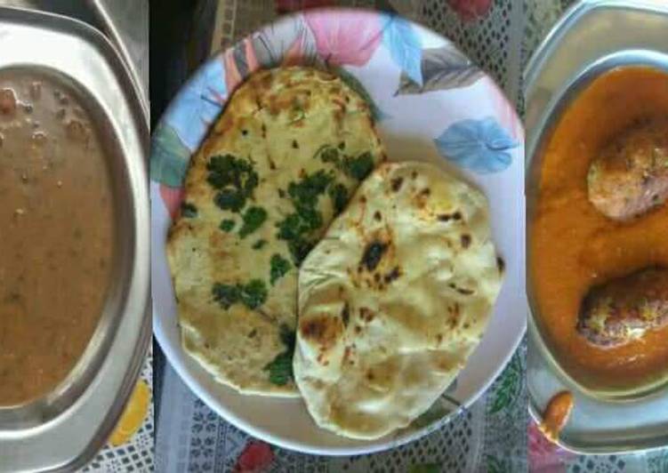 Steps to Prepare Super Quick Homemade Rj special Kofta, dal makhani, nan