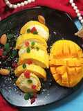 Stuffed mango kulfi
