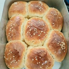 A picture of Homemade Buns.