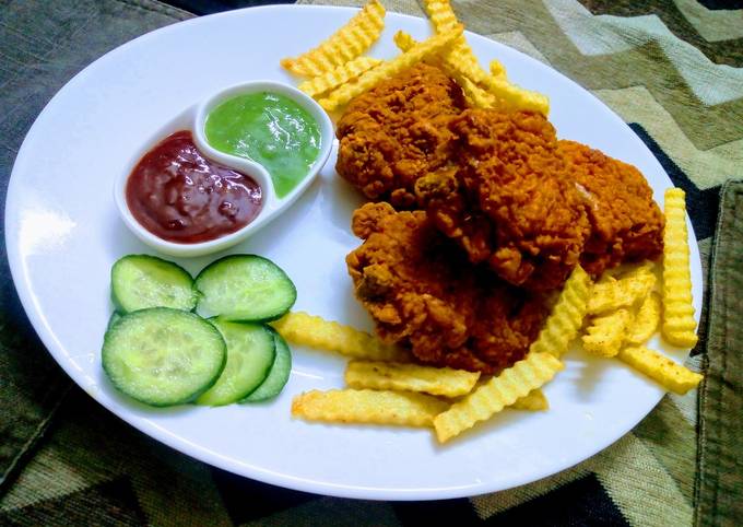 Simple Way to Prepare Favorite Fried chicken
