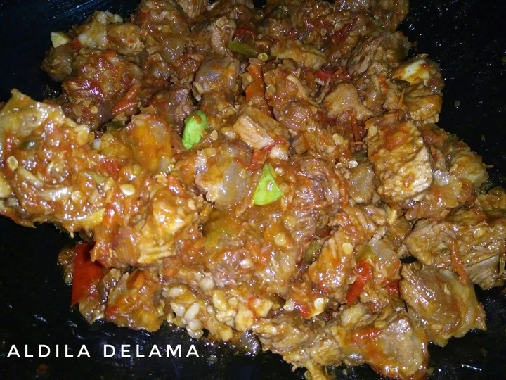 Cara Mudah Membuat Resep OSENG MERCON DAGING (sangat mudah sekali) yang Uenak Anti Ribet, Uenak Banget