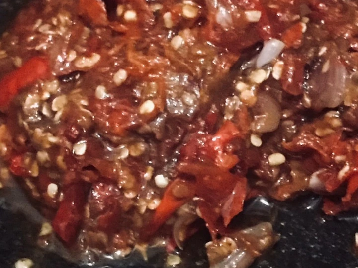 Cara Mudah Menyiapkan Resep Sambal terasi goreng yang Bisa Manjain Lidah Anti Ribet, Sempurna