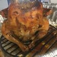 Pollo horneado Sentado