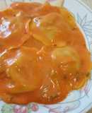 Girasoli en salsa de tomate y leche con especias