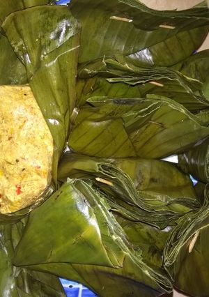 Foto resep Pepes kukus tahu daging ikan tongkol
