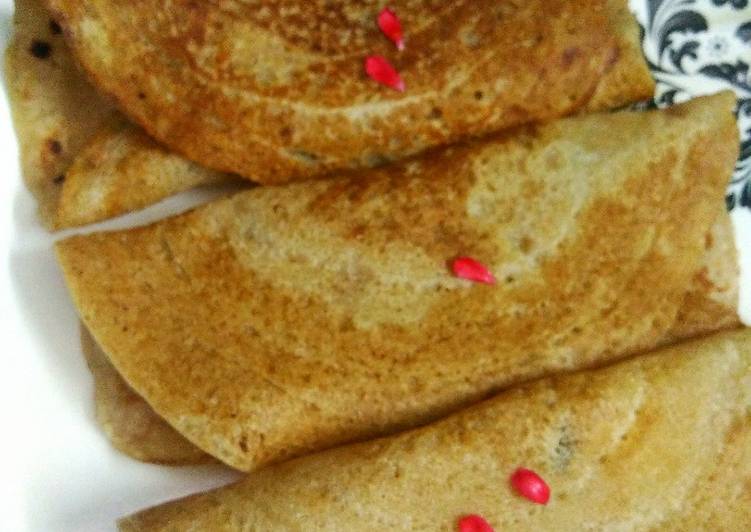 Step-by-Step Guide to Prepare Quick Whole wheat Sweet Banana crepe