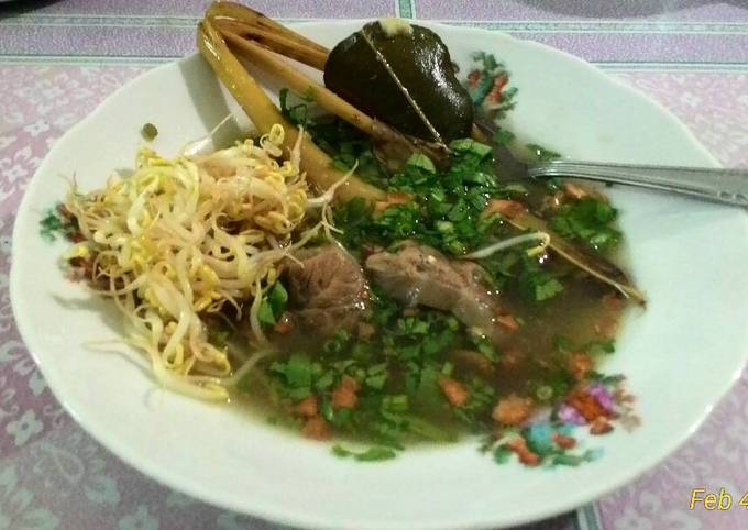 Resep Soto daging sapi solo (sederhana) Anti Gagal