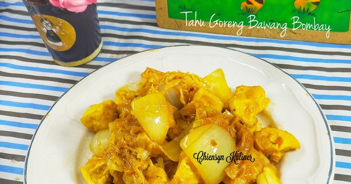 Tahu Goreng Bawang Bombay