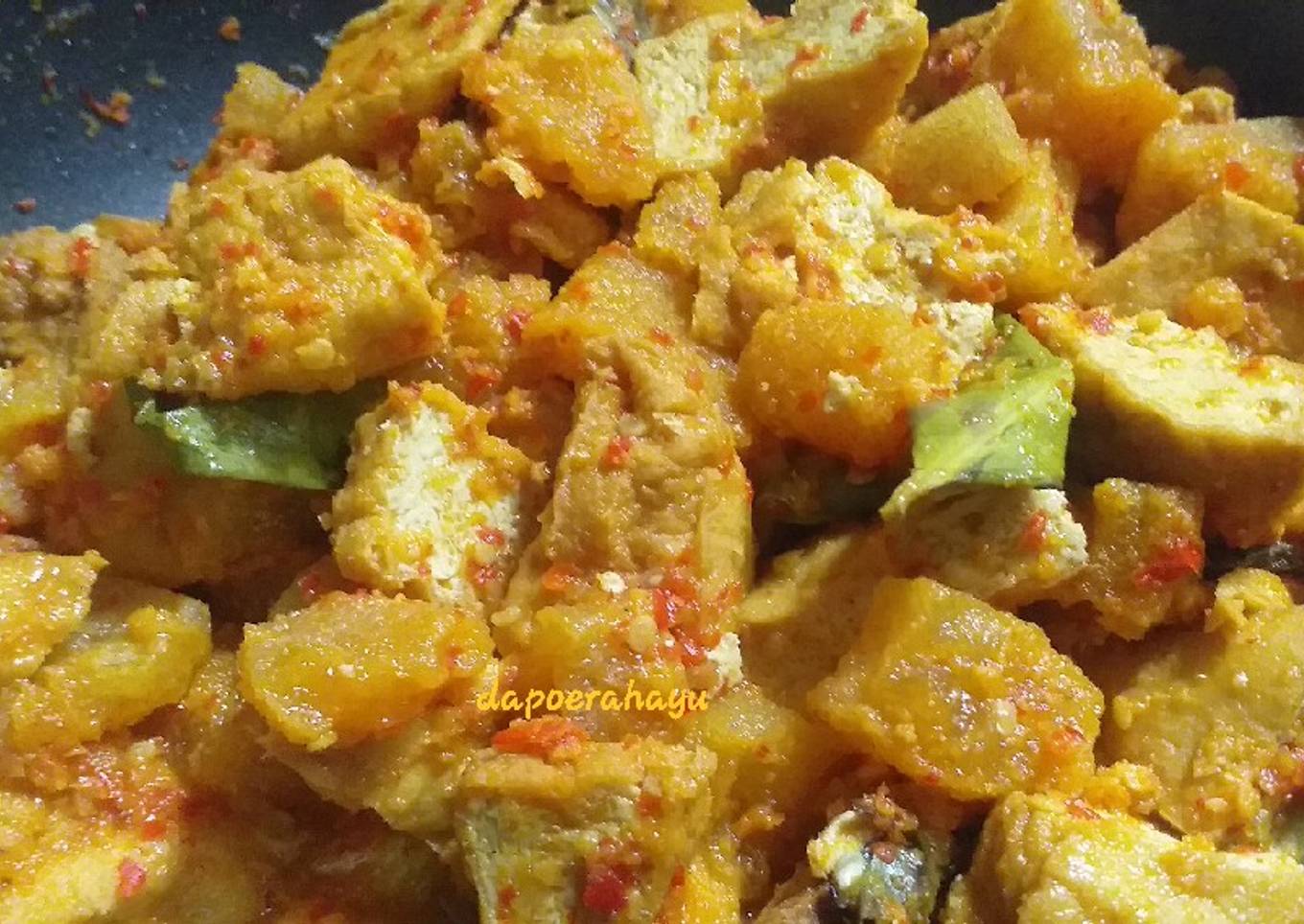 ¹⁵⁵. Krecek + Tahu (no santan no minyak)
