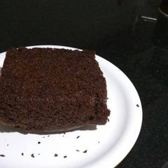 A picture of Chocolate cake without milkmaid and egg.