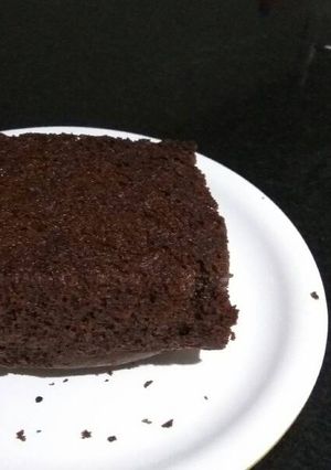 A picture of Chocolate cake without milkmaid and egg.