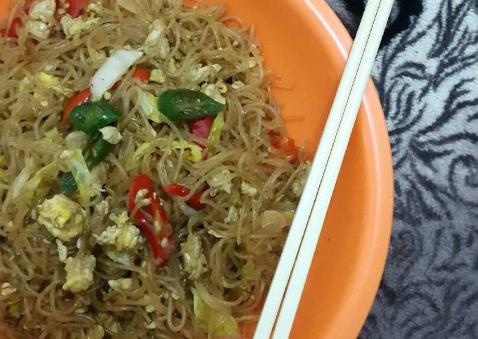 Cara Membuat Bihun goreng sederhana Irit Anti Gagal