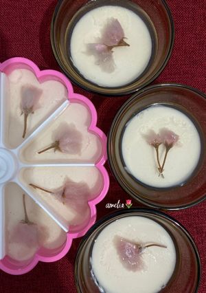 Foto resep Puding Bunga Sakura 🌸