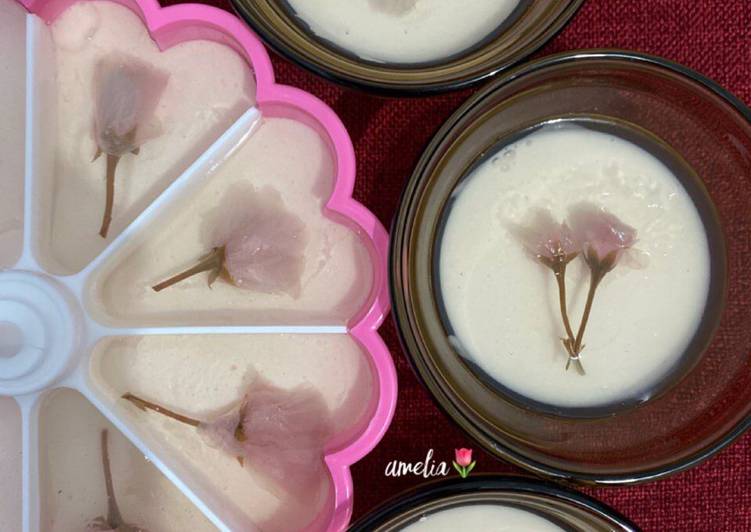 Resep Puding Bunga Sakura 🌸 yang Sempurna