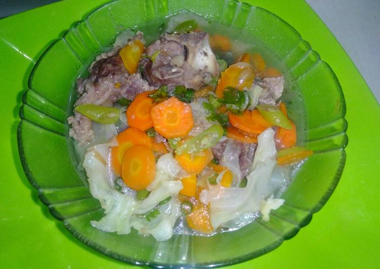 Sayur Sop Simple (Bumbu Kuah Bakso ?)