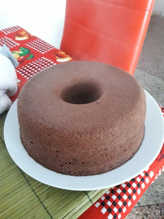 Una foto de Torta de chocolate en microondas