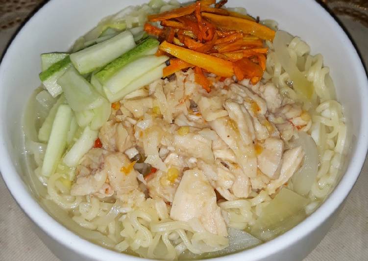 Resep Dak Kalguksu (닭 칼국수) a.k.a Chicken Noodle Soup Anti Gagal