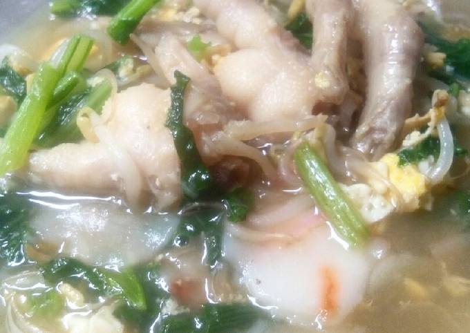 Bagaimana Menyiapkan Seblak ceker (no spicy) Anti Gagal