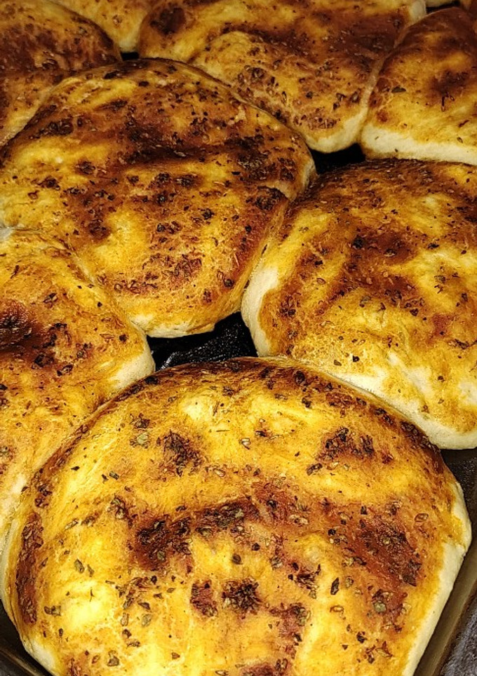 Una foto de Pizzetas de levadura de masa madre