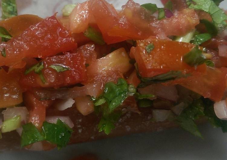 Recipe of Any-night-of-the-week Smokie with kachumbari