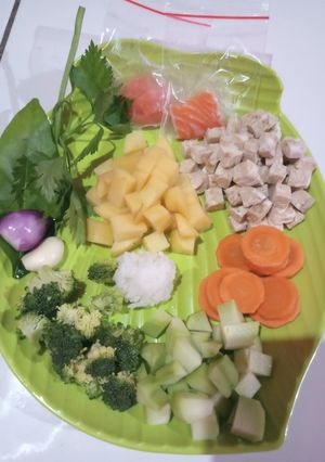 Foto resep MPASI 7 bln salmon