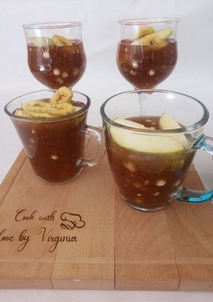 O poză a rețetei Budinca cu perle de tapioca de.
