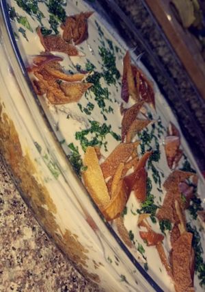 صورة لوصفة فتت ورق العنب مع الطحنيه