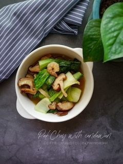Gambar Sayur Pakchoy Cendawan with #homemadeoystersauce #umami