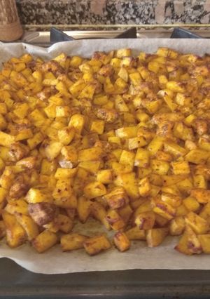 Una foto de Pollo con patatas al horno, rápido
