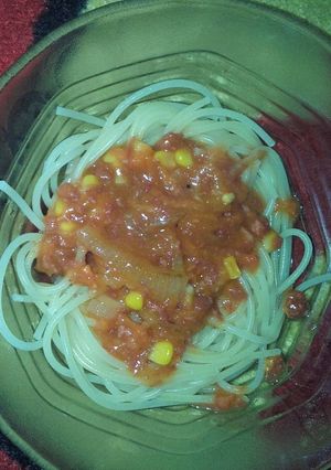 Foto resep Spagetti kornet jagung-wortel