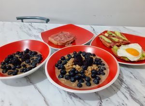 Una foto de Choco avena saludable / avena de chocolate