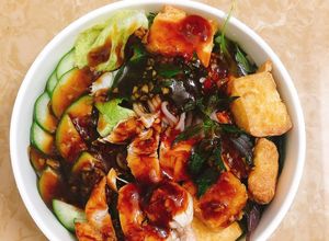 Hình của món Bún nước tương eatclean.