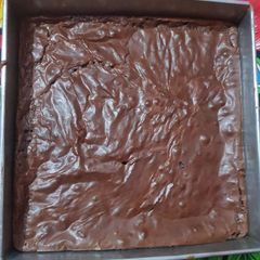 A picture of Chewy fudge brownie.