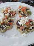Sopes, pellizcadas